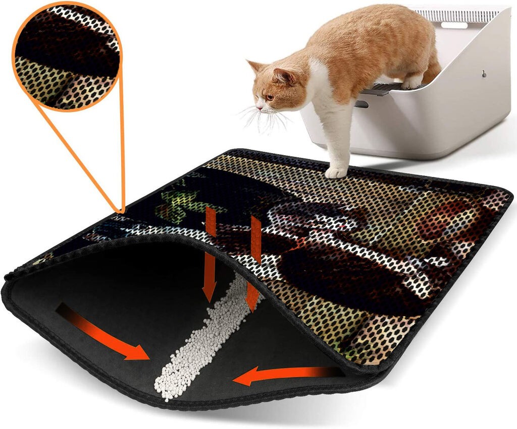 Aberto Design Toaletni prostor za mačke Nrszn0007, 45 x 60 cm, Šareni