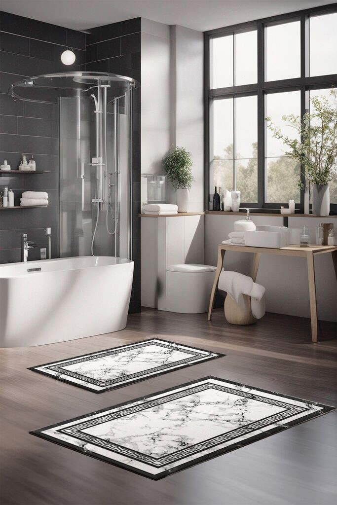 L'essentiel Maison Set tepiha za kupatilo CT-5080, 2 komada, šareni