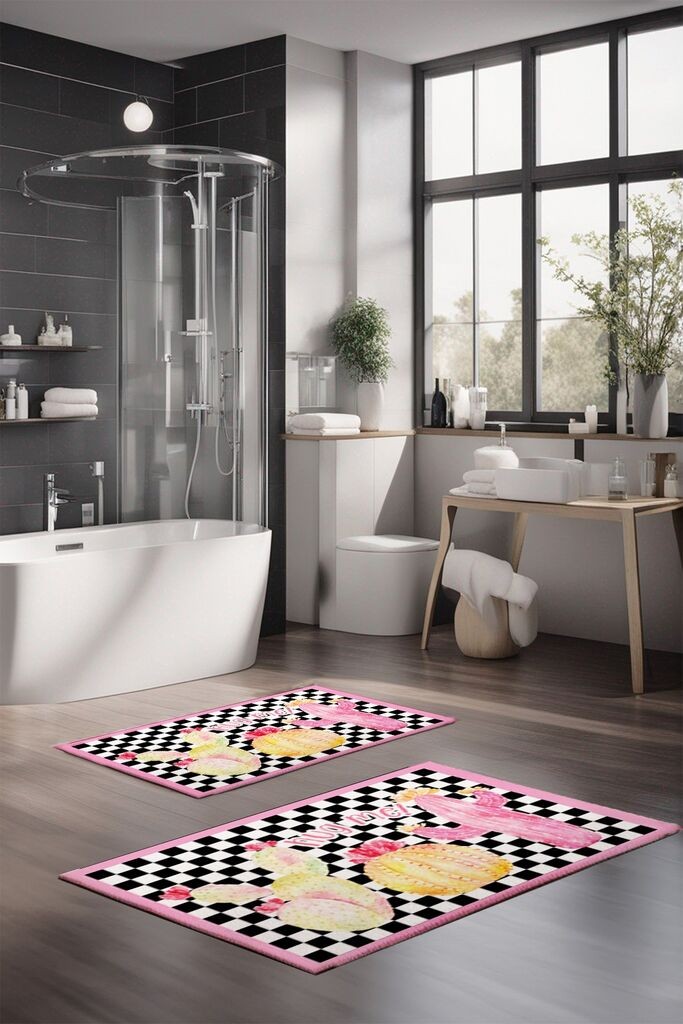 L'essentiel Maison Set prostirki za kupatilo CT-5281, 2 komada, šarene