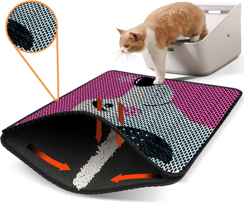 Aberto Design WC pretinac za mačke Nrszn0212, 45 x 60 cm, roze