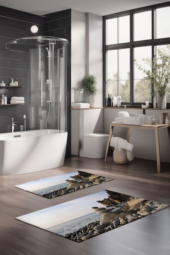 L'essentiel Maison Set prostirki za kupatilo CT-5106, 2 komada, šarene boje