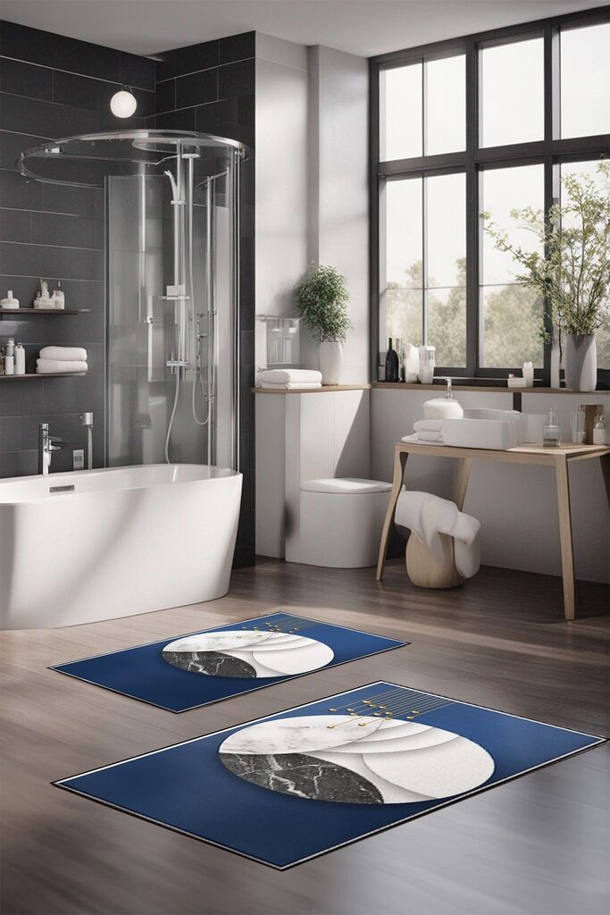 L'essentiel Maison Set prostirki za kupatilo CT-5428, 2 komada, šarene boje