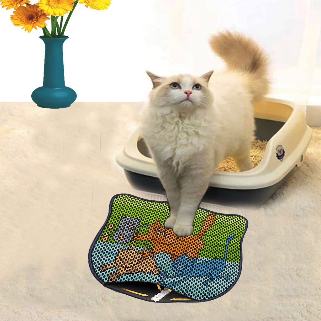 Aberto Design Toaletni prostor za mačke Kdkafa0232, 40 x 50 cm, Šareni