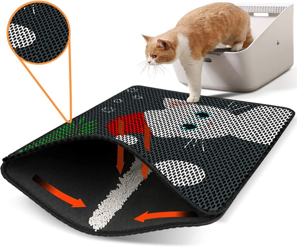 Aberto Design Toaletni prostor za mačke Nrszn0185, 45 x 60 cm, Siva