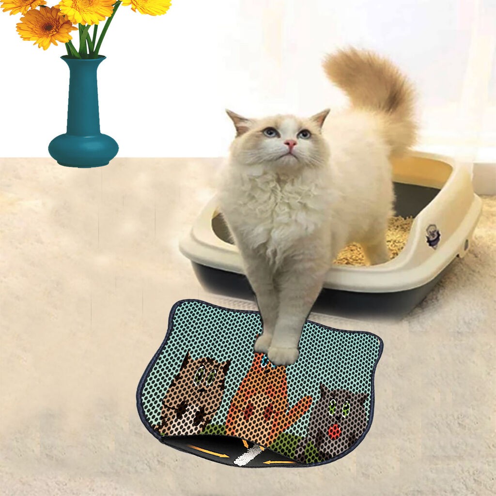 Aberto Design Toaletni prostor za mačke Kdkafa0211, 40 x 50 cm, Šareni