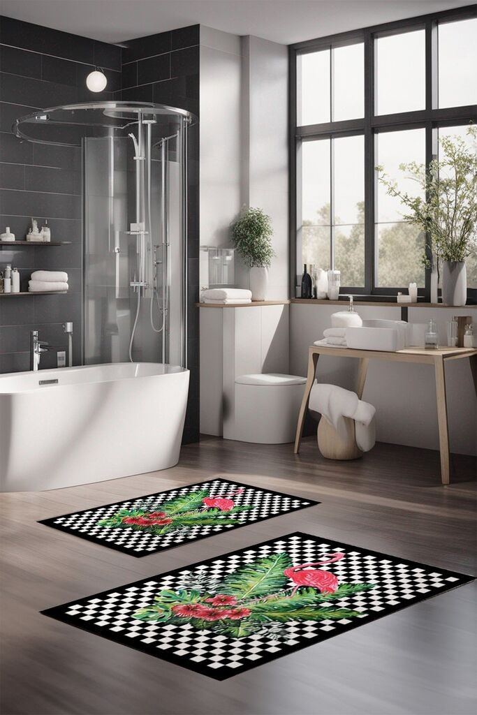 L'essentiel Maison Set prostirki za kupatilo CT-5272, 2 komada, šarene