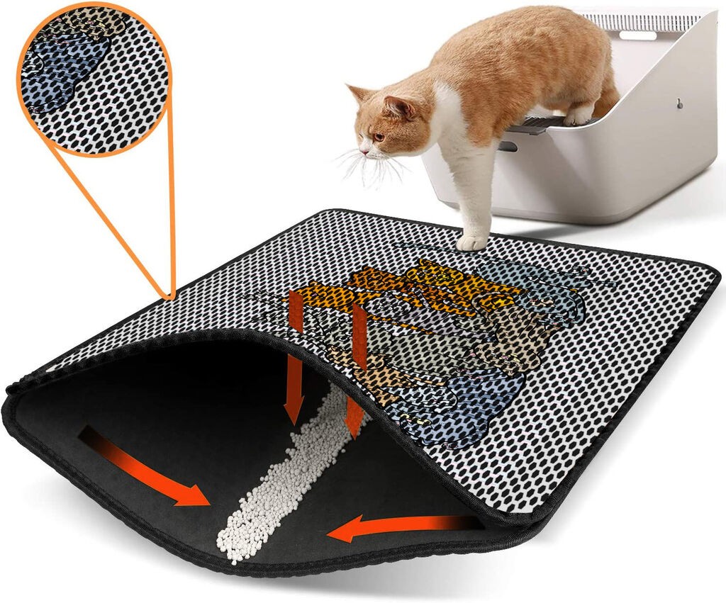 Aberto Design WC pretinac za mačke Nrszn0013, 45 x 60 cm, Šareni