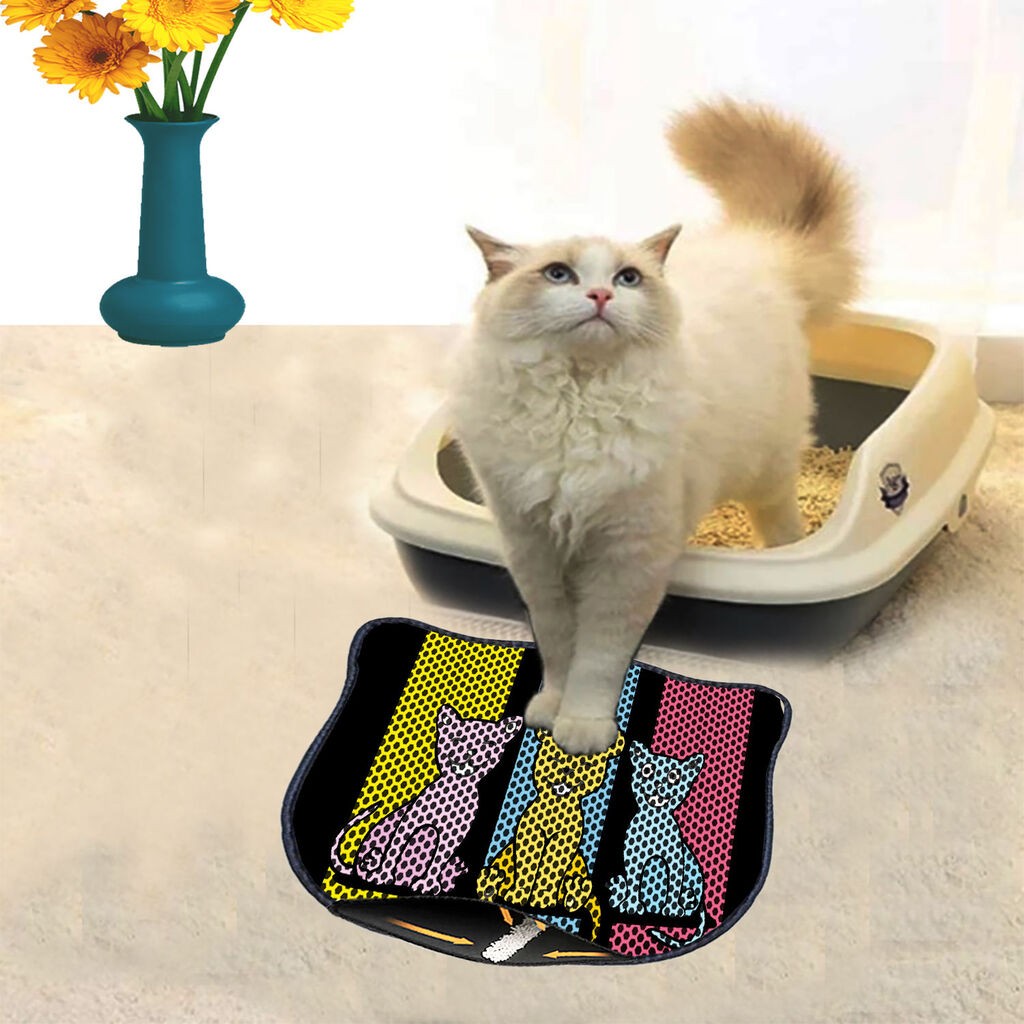 Aberto Design Toaletni prostor za mačke Kdkafa0005, 40 x 50 cm, Šareni