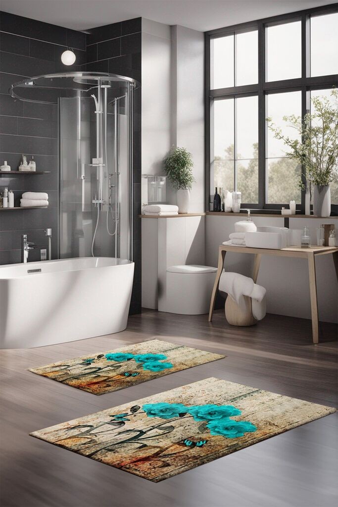 L'essentiel Maison Set prostirki za kupatilo CT-5387, 2 komada, bež