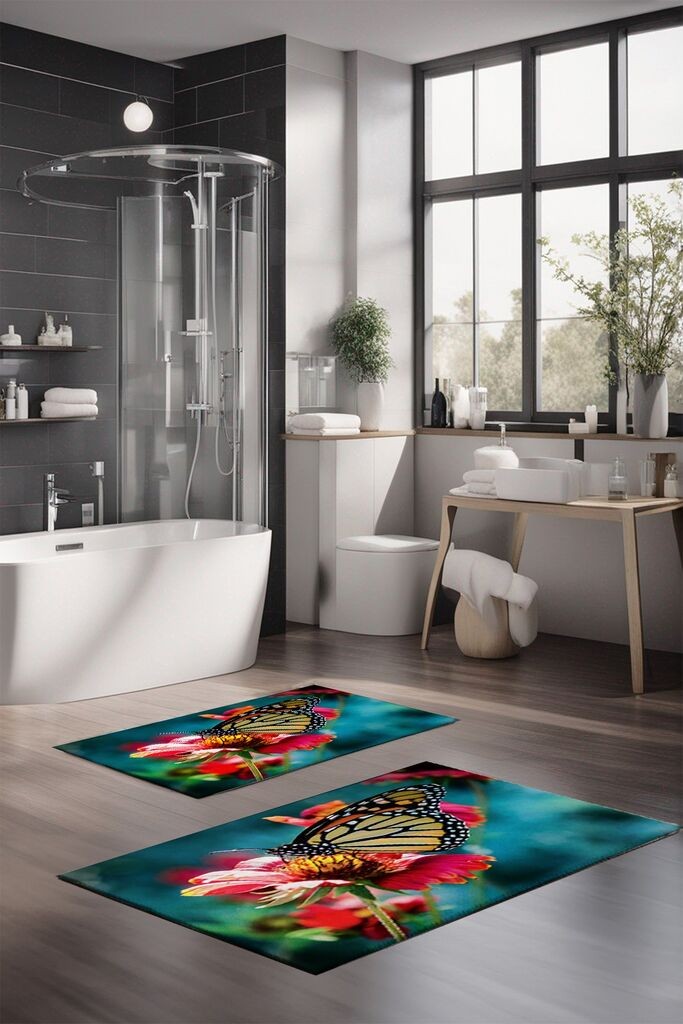 L'essentiel Maison Set prostirki za kupatilo CT-5103, 2 komada, šarene