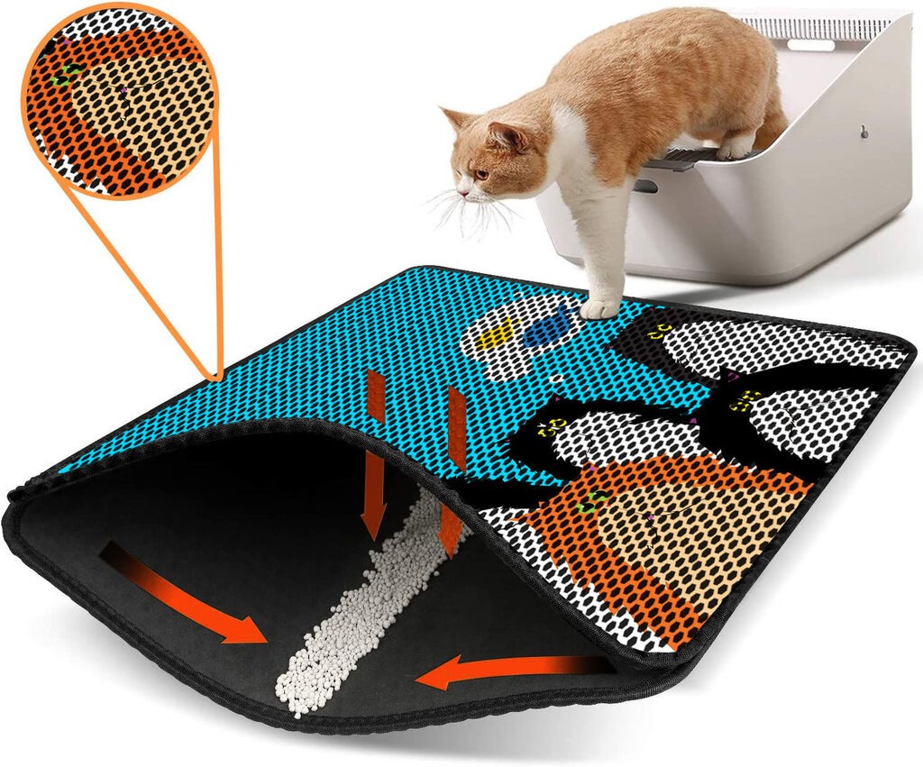 Aberto Design WC pretinac za mačke Nrszn0236, 45 x 60 cm, Plavi