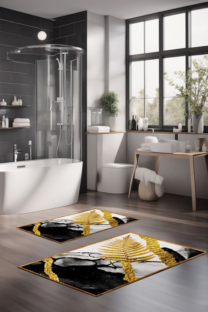 L'essentiel Maison Set prostirki za kupatilo CT-5267, 2 komada, šarene