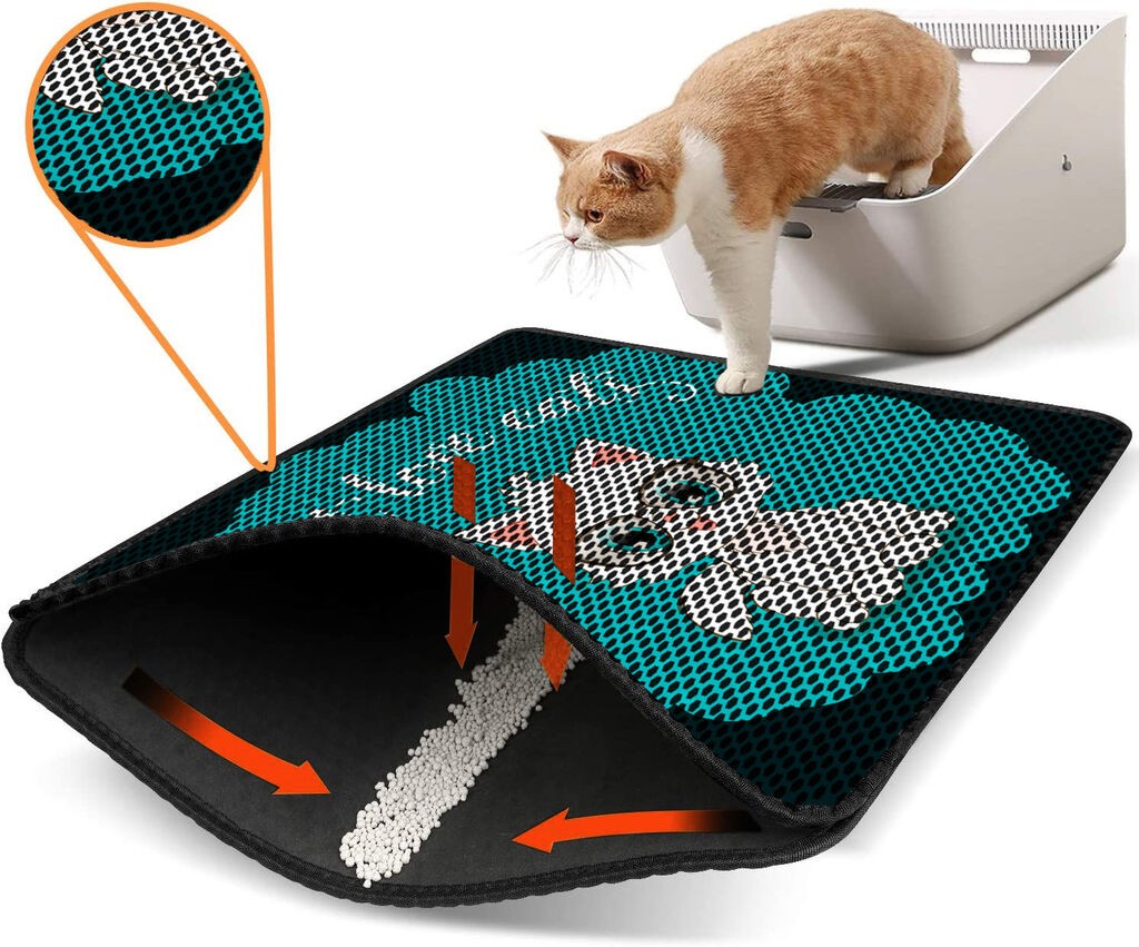 Aberto Design WC pretinac za mačke Nrszn0057, 45 x 60 cm, Plavi