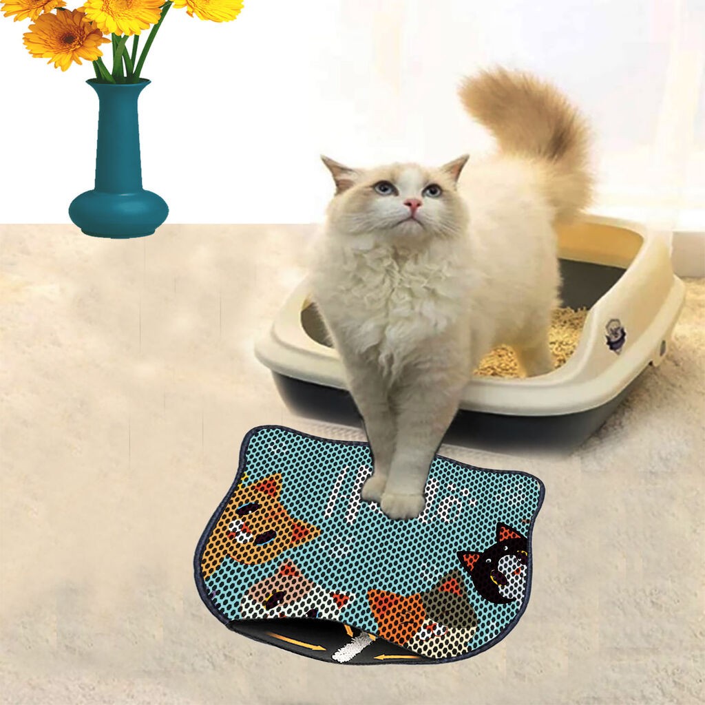 Aberto Design WC pretinac za mačke Kdkafa0141, 40 x 50 cm, Svijetloplava