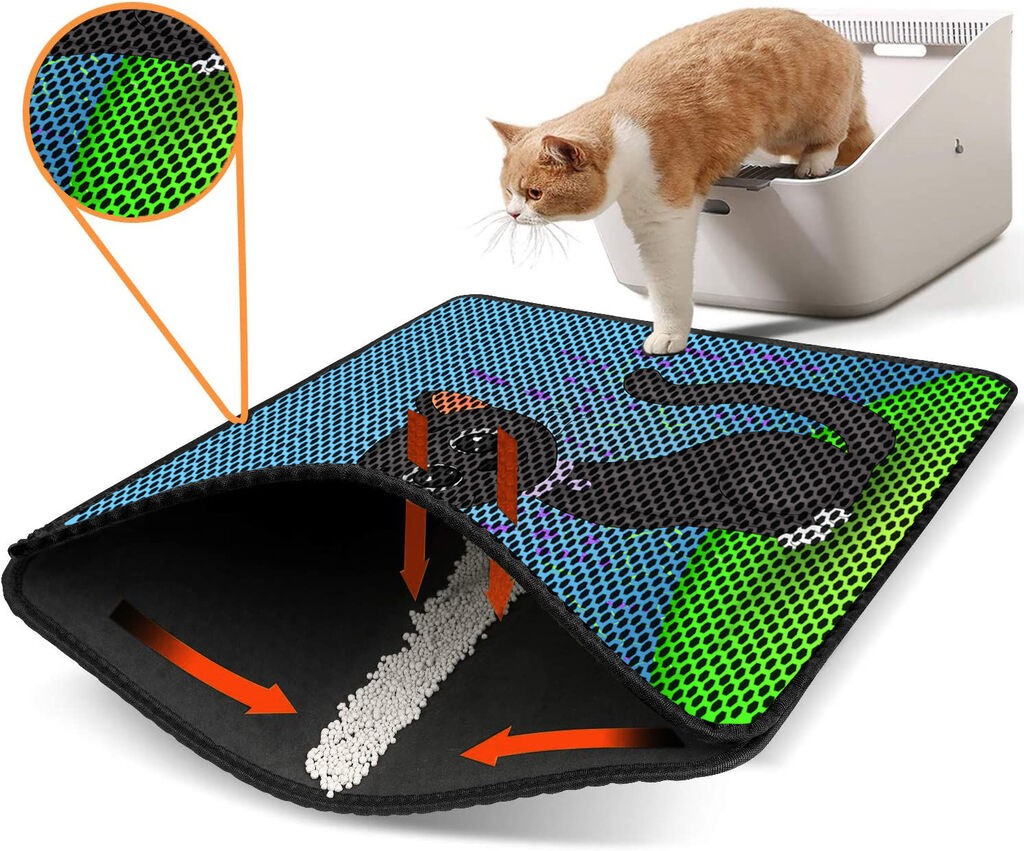 Aberto Design WC pretinac za mačke Nrszn0156, 45 x 60 cm, Plavi