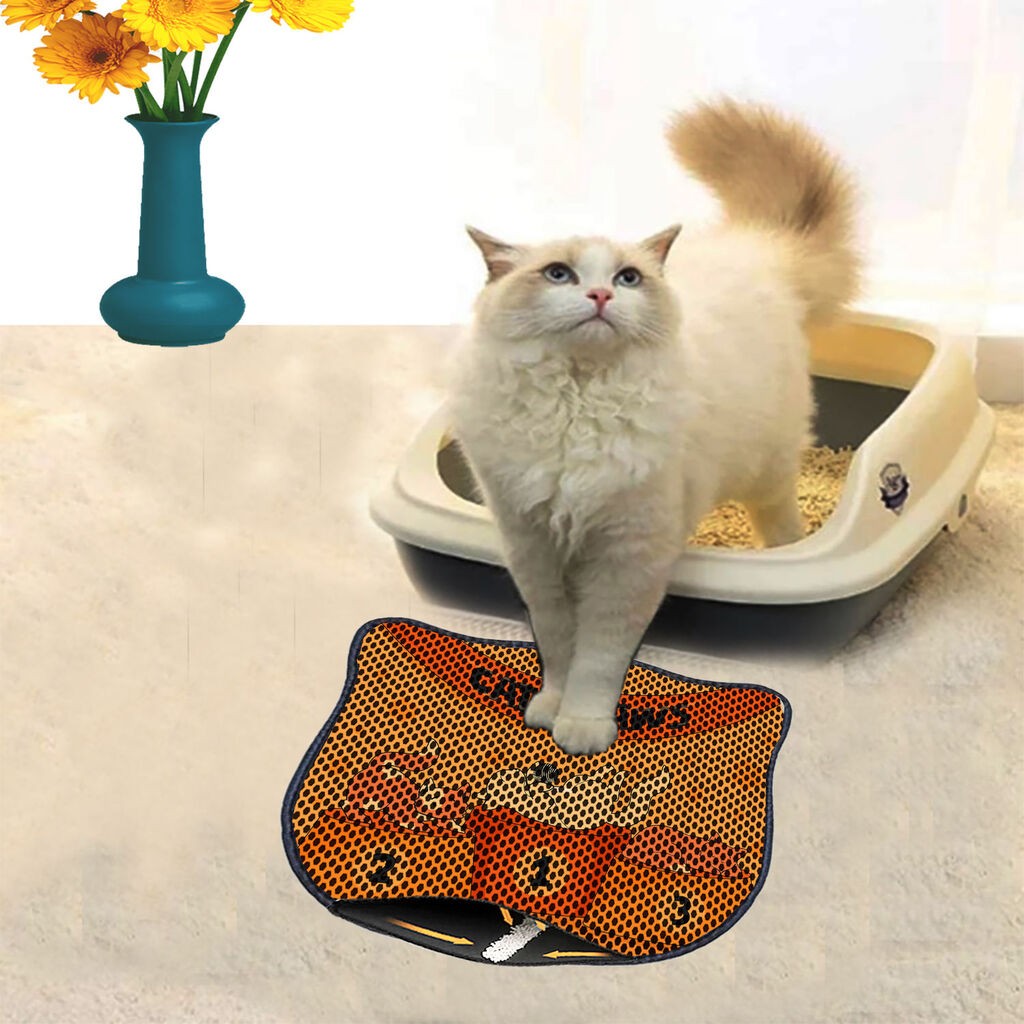 Aberto Design Toaletni prostor za mačke Kdkafa0248, 40 x 50 cm, Narandžasta