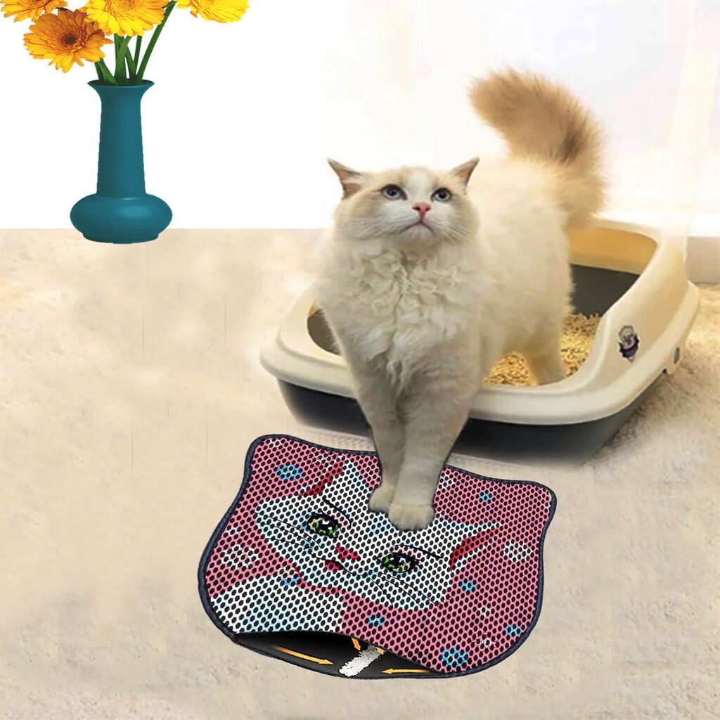 Aberto Design Toaletni prostor za mačke Kdkafa0252, 40 x 50 cm, Šareni