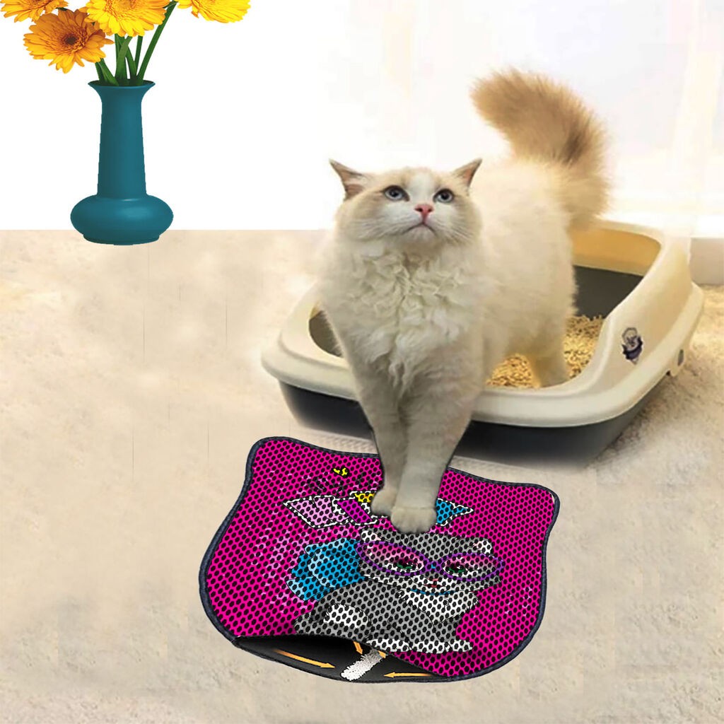 Aberto Design Toaletni prostor za mačke Kdkafa0244, 40 x 50 cm, Roza