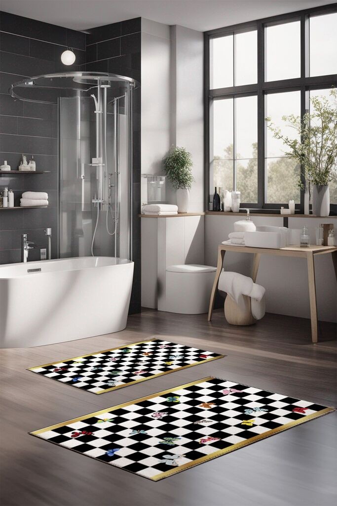 L'essentiel Maison Set prostirki za kupatilo CT-5163, 2 komada, šarene