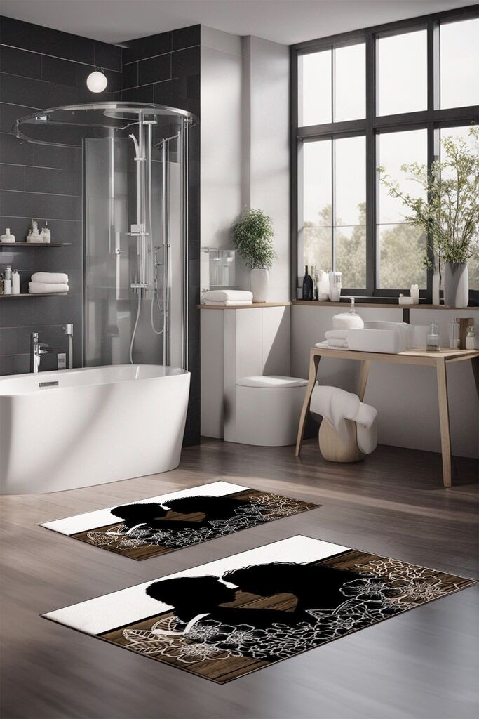 L'essentiel Maison Set tepiha za kupatilo CT-5160, 2 komada, šareni