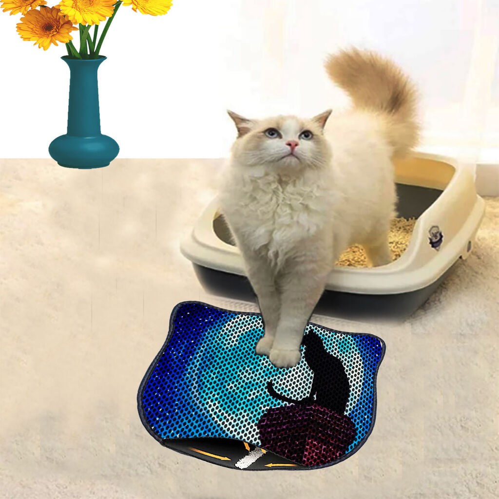 Aberto Design Toaletni prostor za mačke Kdkafa0131, 40 x 50 cm, Tamnoplava