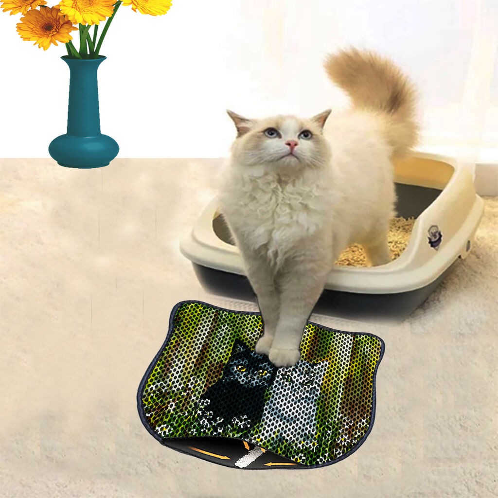 Aberto Design Toaletni prostor za mačke Kdkafa0124, 40 x 50 cm, Zeleni