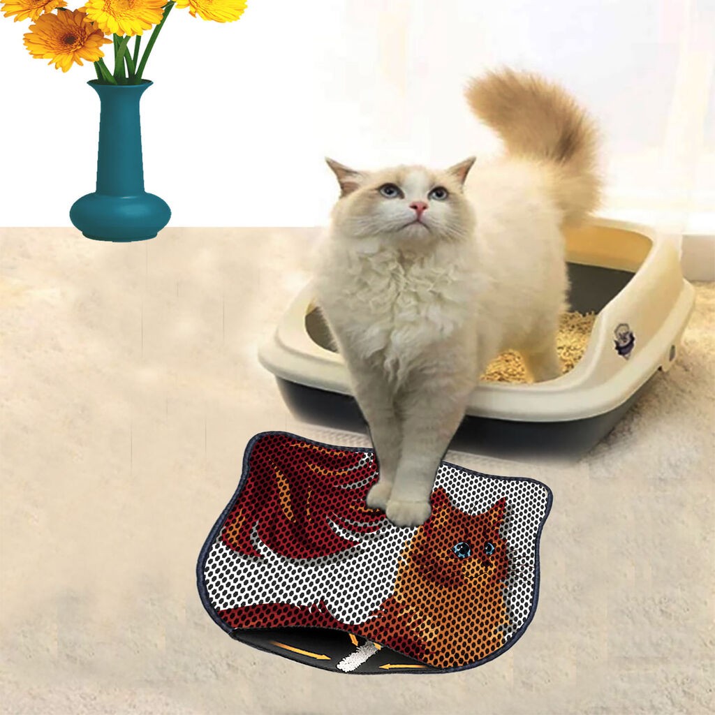 Aberto Design Toaletni prostor za mačke Kdkafa0093, 40 x 50 cm, Šareni