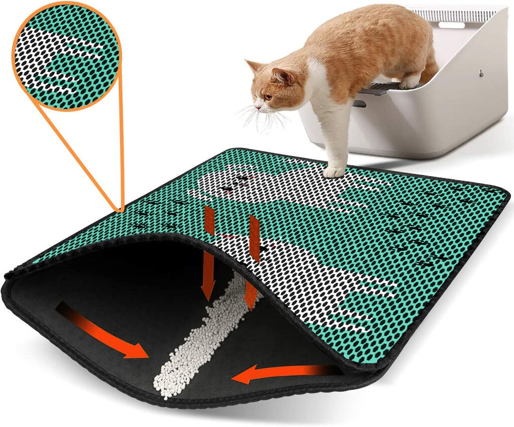 Aberto Design WC pretinac za mačke Nrszn0217, 45 x 60 cm, Zeleni