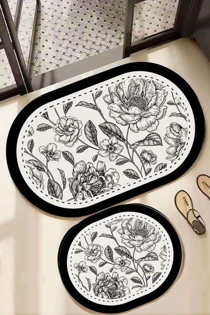 L'essentiel Maison Set prostirki za kupatilo Rasse, 2 komada, šarene