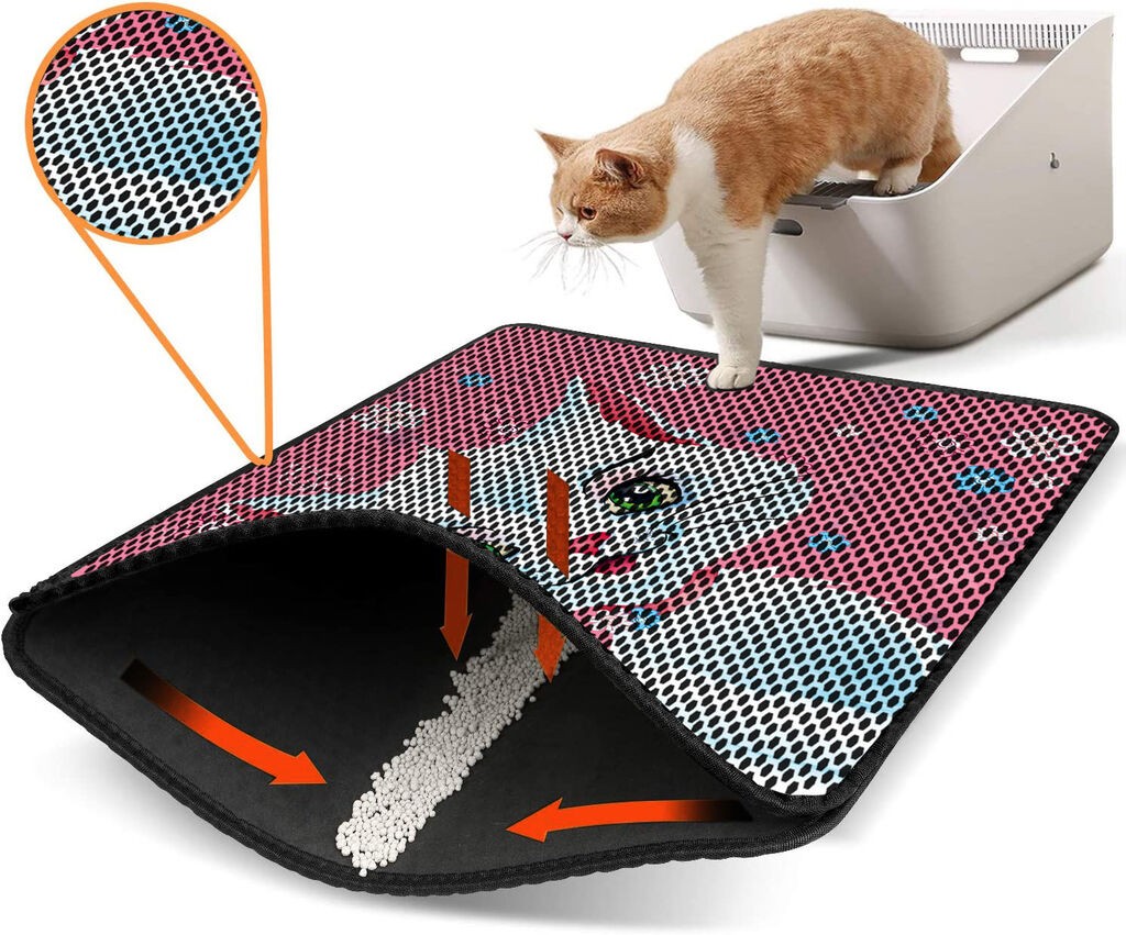 Aberto Design WC pretinac za mačke Nrszn0252, 45 x 60 cm, roze