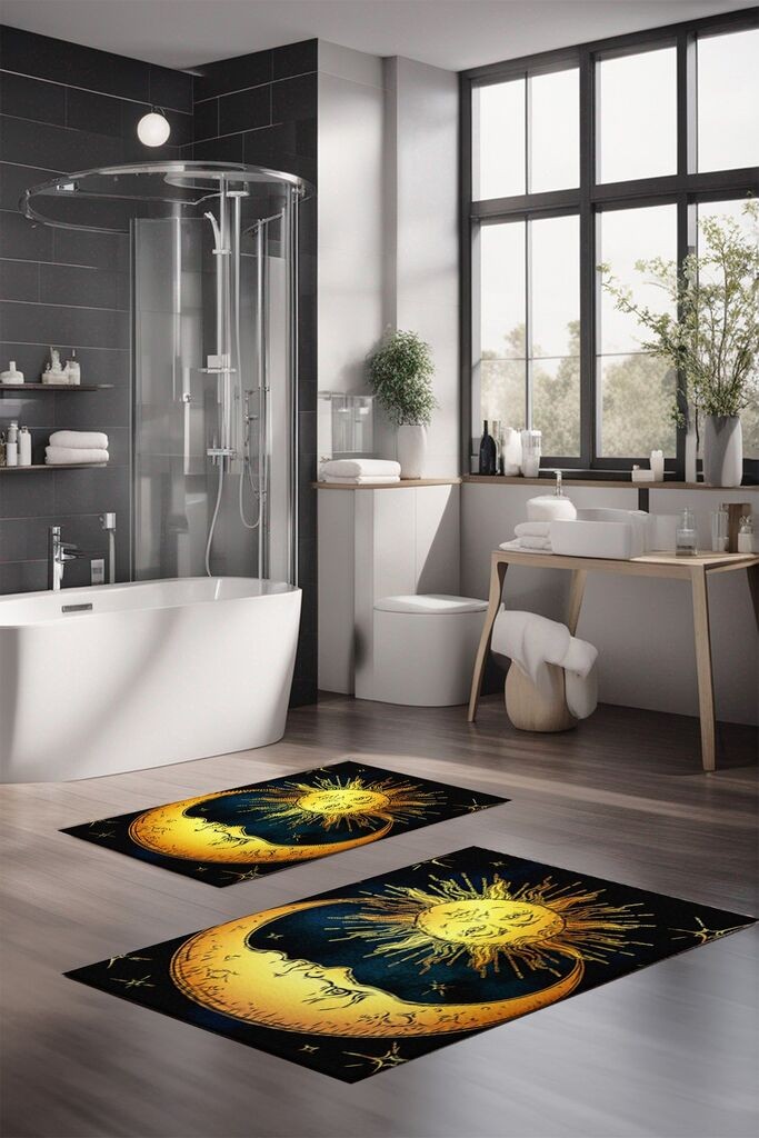 L'essentiel Maison Set tepiha za kupatilo CT-5383, 2 komada, šareni