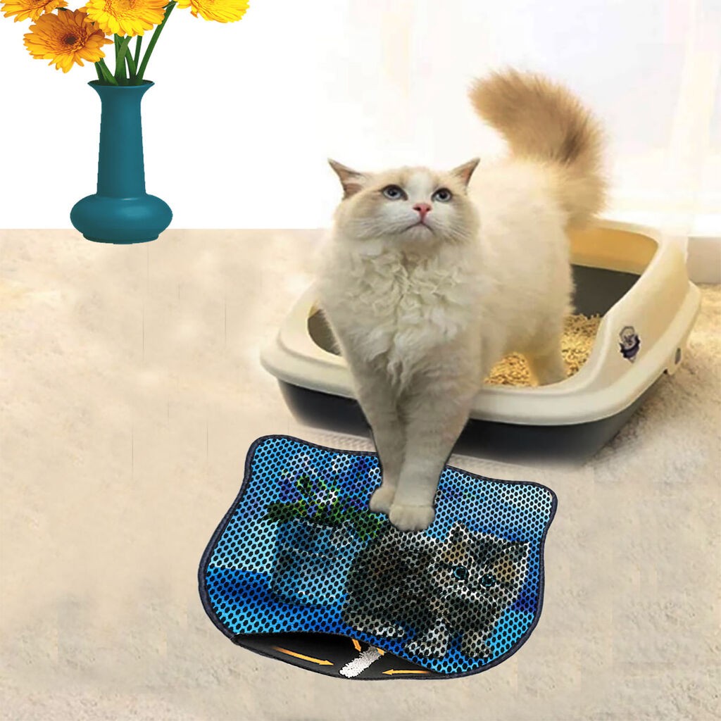 Aberto Design Toaletni prostor za mačke Kdkafa0132, 40 x 50 cm, Plava