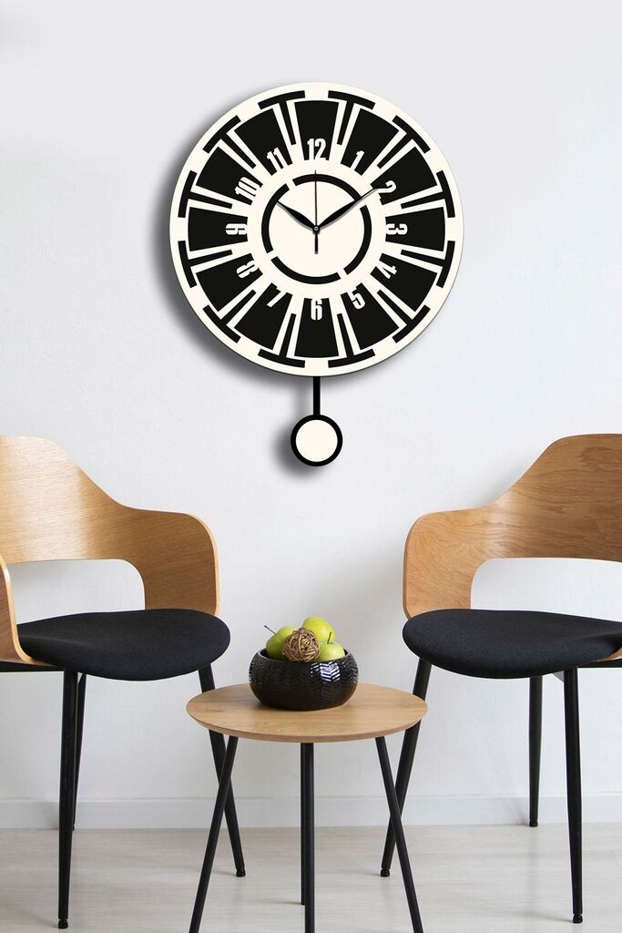 Wallity Zidni sat Vlnt114Kr, 39x50 cm, Krem-crni