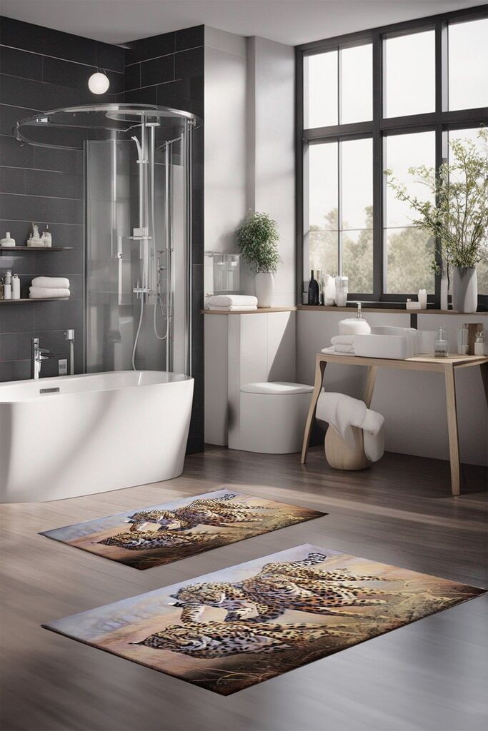 L'essentiel Maison Set tepiha za kupatilo CT-5287, 2 komada, šareni