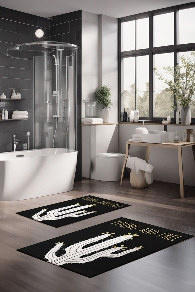 L'essentiel Maison Set tepiha za kupatilo CT-5285, 2 komada, šareni