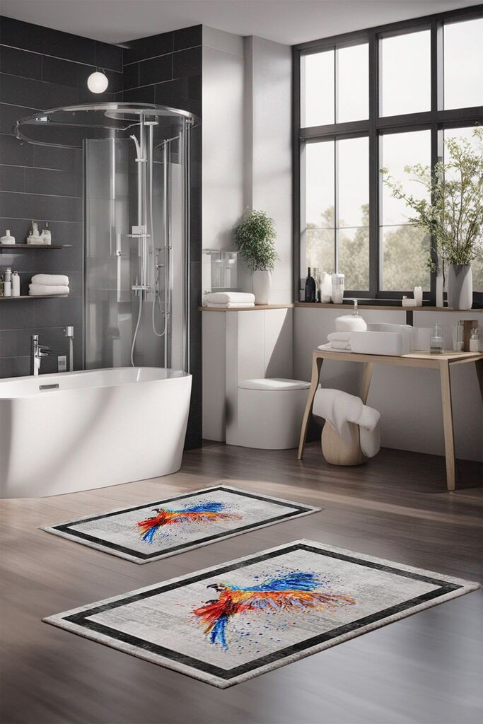 L'essentiel Maison Set tepiha za kupatilo CT-5364, 2 komada, šareni