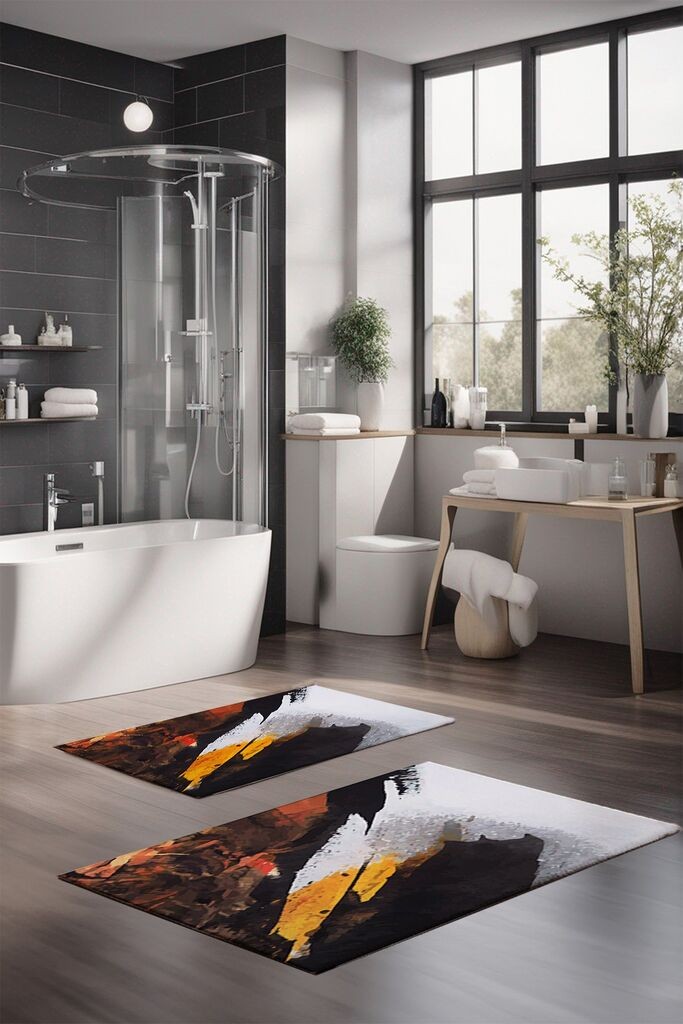 L'essentiel Maison Set tepiha za kupatilo CT-5016, 2 komada, šareni