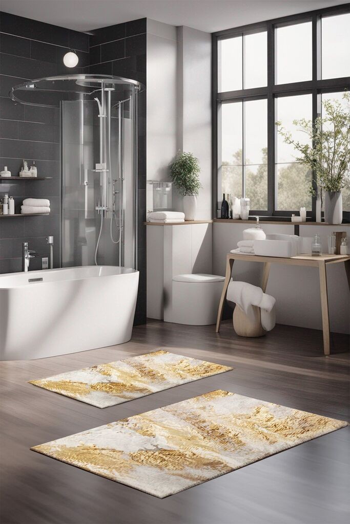 L'essentiel Maison Set tepiha za kupatilo CT-5040, 2 komada, šareni