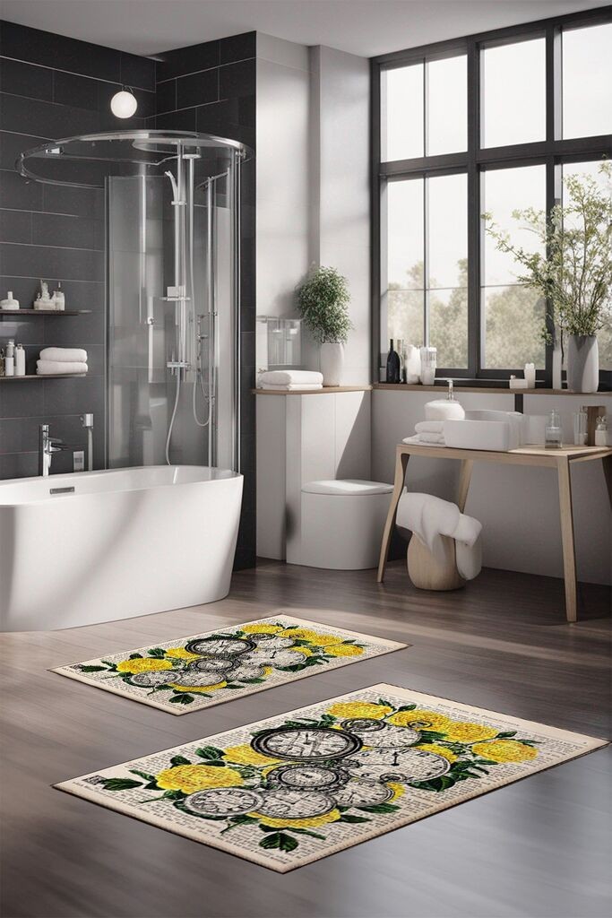 L'essentiel Maison Set tepiha za kupatilo CT-5358, 2 komada, šareni