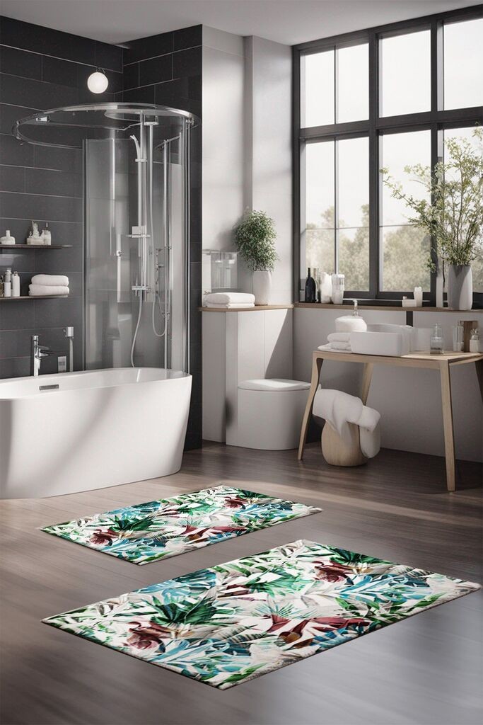 L'essentiel Maison Set tepiha za kupatilo CT-5323, 2 komada, šareni