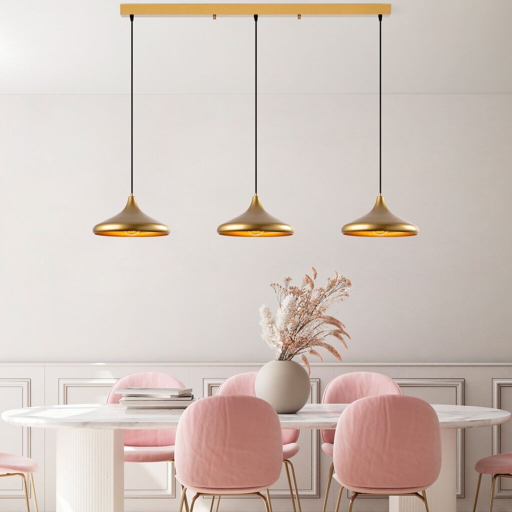 Opviq Luster Eysan-211, zlatne boje