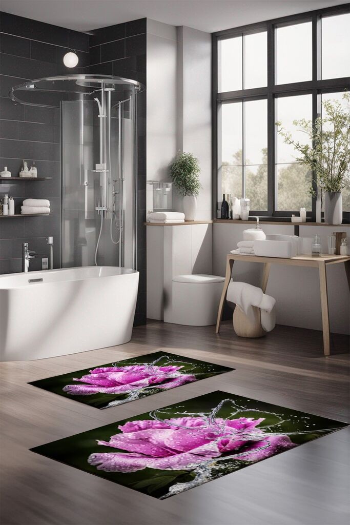 L'essentiel Maison Set prostirki za kupatilo CT-5149, 2 komada, šarene