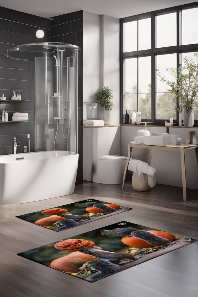 L'essentiel Maison Set prostirki za kupatilo CT-5151, 2 komada, šarene