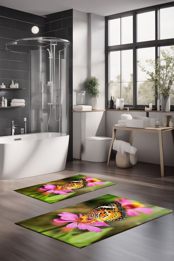 L'essentiel Maison Set tepiha za kupatilo CT-5117, 2 komada, šareni