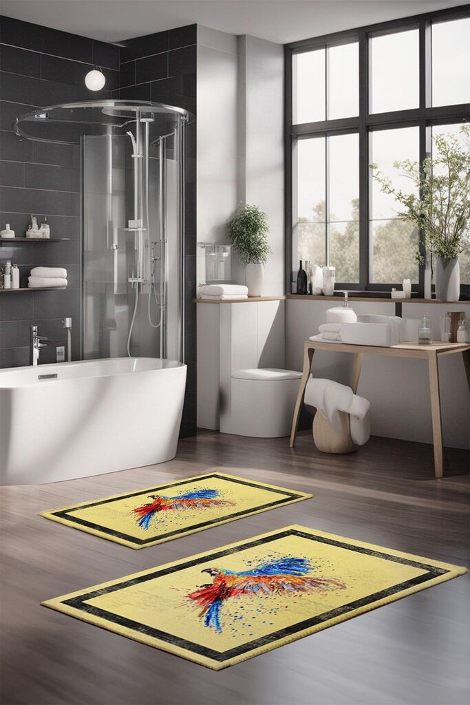 L'essentiel Maison Set tepiha za kupatilo CT-5364, 2 komada, šareni