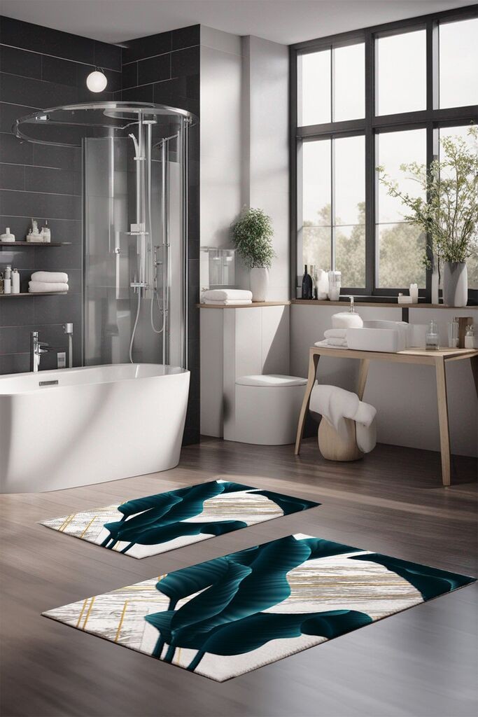 L'essentiel Maison Set prostirki za kupatilo CT-5087, 2 komada, šarene