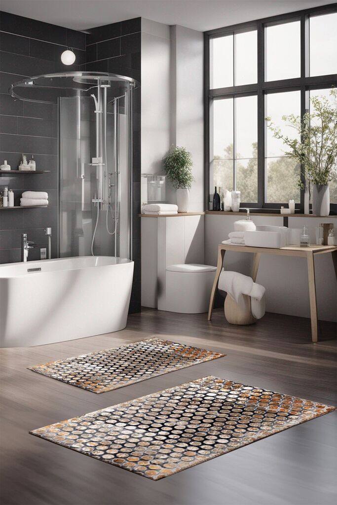 L'essentiel Maison Set tepiha za kupatilo CT-5099, 2 komada, šareni