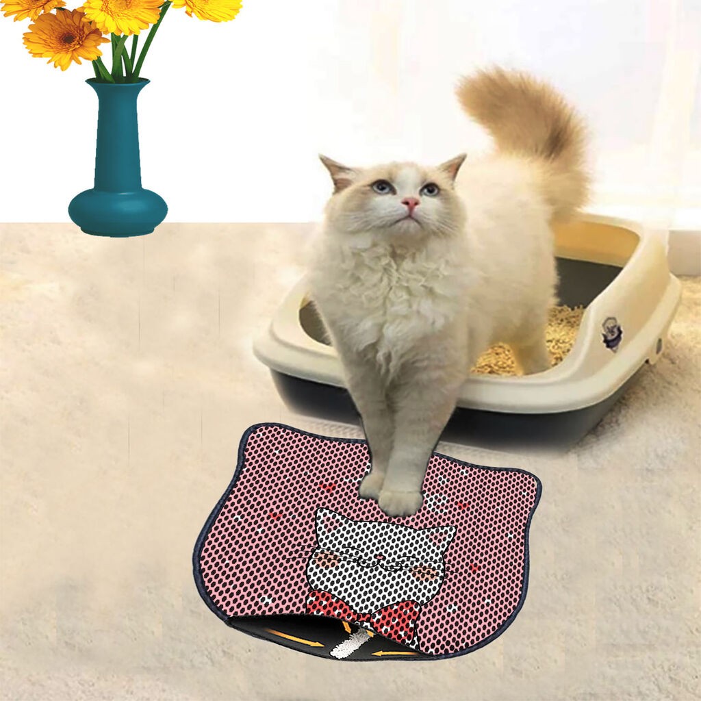 Aberto Design Pretinac za toalet za mačke Kdkafa0163, 40 x 50 cm, Roza