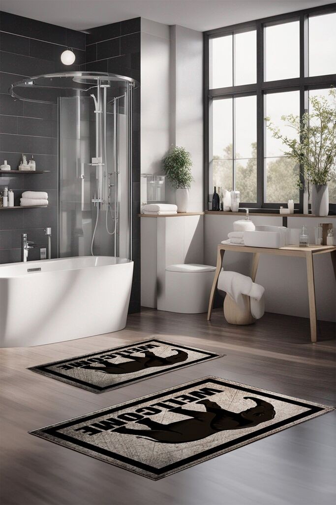 L'essentiel Maison Set tepiha za kupatilo CT-5158, 2 komada, šareni