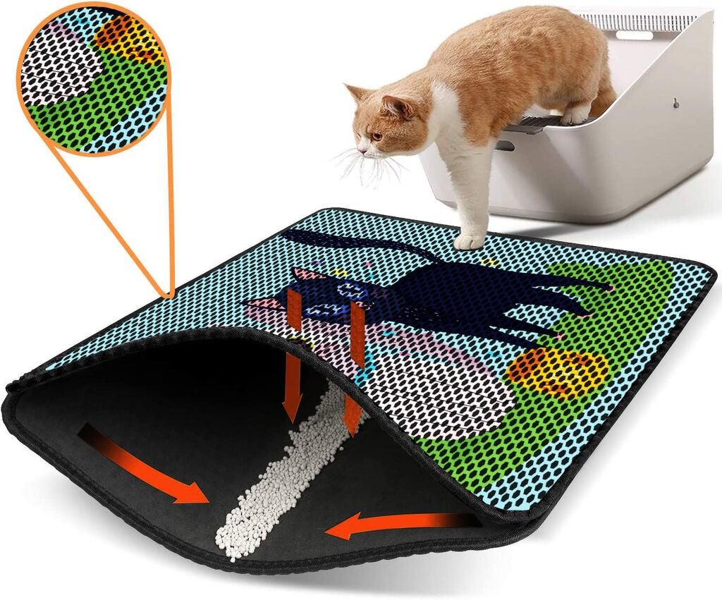 Aberto Design Pretinac za toalet za mačke Nrszn0072, 45 x 60 cm, Šareni